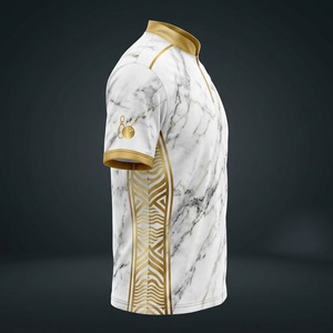 เสื้อโปโลโบว์ลิ่งระดับพรีเมียม ออกแบบเองได้ ระบายความชื้น ระบายอากาศได้ดี ชุดทีมสำหรับการแข่งขันและการฝึกซ้อมโบว์ลิ่ง รับผลิตแบบ OEM ODM - Product Image 3