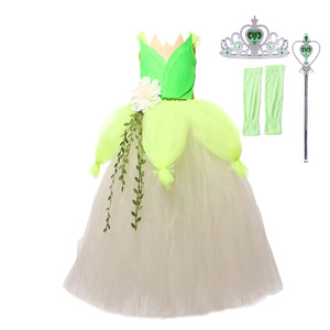 Disfraz de Duende Verde de Tinkerbell para Niña de 2 a 11 Años, Vestido de Princesa para Fiesta de Halloween o Navidad, Disfraz de Elfo de Poliéster para TV o Película - Product Image 6