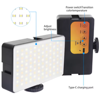 2026 Mini panneau LED carré pour éclairage d'appoint, idéal pour la photographie, la vidéo, les selfies, la beauté, les studios, les appareils photo et les téléphones, et les diffusions en direct