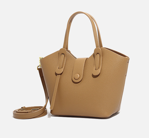 Wholesale New Soft <b>Top</b> Grain Cowhide Ladies Handbag Design Simple Fashion Custom logo Genuine Leather Women's Tote Bag - Product Image 4