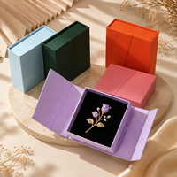Boîtes à bijoux nobles pour emballage cadeau, double porte, ouverture papillon, uniques, vente en gros, en carton, meilleur ensemble de rangement