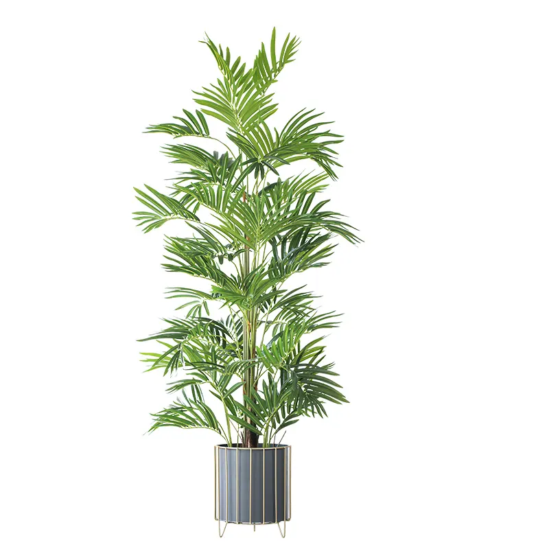 アウチェントシャングラスゴー人工植物新しいスタイルの偽の木内部装飾竹のヤシの木