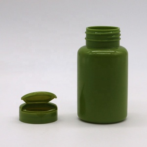 Botellas de medicina contenedor de plástico de HDPE blanco sólido 150cc claro Rusia, Canadá, Australia, Flip - Product Image 2