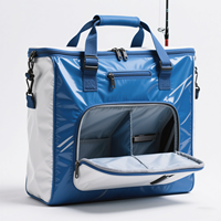 Sac de rangement de matériel de pêche en nylon multifonctionnel de grande capacité personnalisé sacs à fermeture éclair étanche à usage spécial