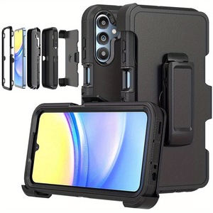 Bao da <span class=keywords><strong>Robot</strong></span> Điện thoại di động Trường hợp đối với Samsung Galaxy A13 A32 A22 A06 A42 A82 gồ ghề vành đai Clip Heavy Duty Defender Cover quay lại - Product Image 1
