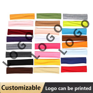 थोक प्रचार कस्टम कपड़े बुने पॉलिएस्टर फिटनेस चल रही स्पा टेनिस स्पोर्ट्स हेडबैंड स्वेटप्रूफ उच्च लोच - Product Image 5