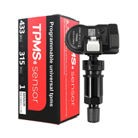 Système de surveillance de la pression des pneus de voiture TPMS programmable universel, capteurs intégrés double fréquence 433/315 MHz, écran LCD