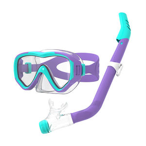 युवा बच्चों के pvc स्नॉर्कलिंग ट्यूब गियर सिलिकॉन स्विमिंग गॉगल विरोधी रिसाव विरोधी सूखा डाइविंग मास्क सेट - Product Image 1