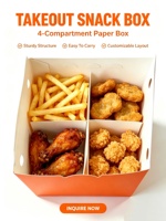 En stock – Boîte à hamburger épaisse de qualité alimentaire, non pliable, jetable, pour emballage alimentaire commercial, vente en gros de snacks à emporter