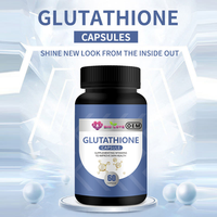 Capsules de glutathion antioxydant haute puissance pour éclaircir la peau et soutenir l'immunité, complément végétalien, service de mélange personnalisé disponible