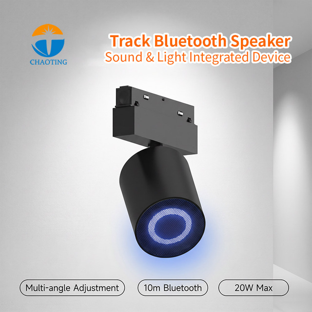 Smart Tuya WiFi/ Dimmable LED Magnetic Track Light 48V/220V Rail Lamp Music Speaker Mobile App Control for Audio System