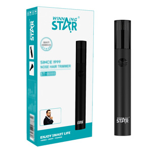 Recortador de vello nasal Winningstar ST-1039 eléctrico, impermeable, negro, para recortar la nariz y las cejas - Product Image 1