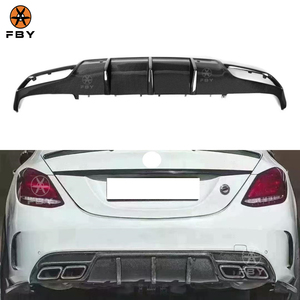 Diffuseur Arrière en Fibre de Carbone Style C63S OTM pour <span class=keywords><strong>Mercedes</strong></span>-Benz <span class=keywords><strong>Classe</strong></span> <span class=keywords><strong>C</strong></span> W205 C63 <span class=keywords><strong>2019</strong></span>+ Kit Carrosserie en Fibre de Carbone - Product Image 1