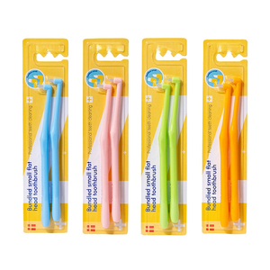 Set di Spazzolini Ortodontici - Testina Appuntita/Piatta, Ciuffo Singolo e Spazzolino Interdentale per Apparecchi, Denti del Giudizio e Pulizia delle Fessure Pittoresche - Product Image 5