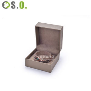 Juego de Cajas de Joyería de Piel Sintética con Logotipo, para Collares y Anillos, Venta al por Mayor - Product Image 4
