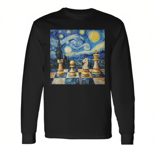 Camiseta de manga larga Chess Van Gogh Starry Night - Product Image 2