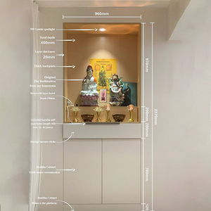 High Load-Bearing Capacity Easy to Install and Disassemble <strong>Altar</strong> Buddhist <strong>Altar</strong> Buddha Niche Living Room <strong>Cabinet</strong> - Product Image 2
