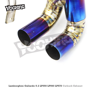 Tuning Valvetronic tubo de <span class=keywords><strong>escape</strong></span> para <span class=keywords><strong>Lamborghini</strong></span> Gallardo 5,2 LP550/LP560/LP570 2008-2016 titanio coche Catback silenciador <span class=keywords><strong>Escape</strong></span> - Product Image 2