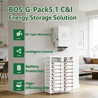 Sistem Penyimpanan Energi Baterai Surya LiFePO4 Deye 51.2V 100Ah High Cycle High Voltage untuk Rumah Tangga, Rak Terpasang, 15kWh 20kWh 30kWh