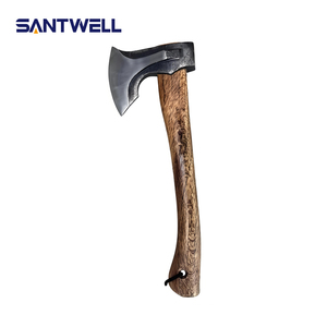 Professional Eco-friendly <b>Wood</b> Handle <b>Axe</b> High Carbon Steel Forged Hatchet Traditional <b>Wood</b> Chopping <b>Axe</b> with Hickory Handle OEM - Product Image 1