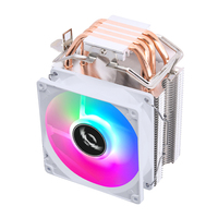 QiuzAim 2/4/6 refroidisseur de processeur de caloduc 90mm pour LGA 2011 prise PWM ventilateur silencieux pour carte mère X79 et processeur de serveur E5