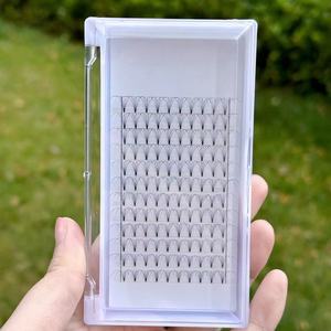 5D Premade Fan Lashes Synthetische individuelle Wimpern verlängerung aus Seide mit benutzer definierten Etiketten Lashes3d Packages Box Bulk Lash extension - Product Image 1