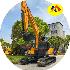 Excavatrice sur chenilles d'occasion de 22 tonnes, excavatrice moyenne R220lc-9s, Hyundai d'origine 220lc 220, pelle sur chenilles d'occasion - Product Image 1