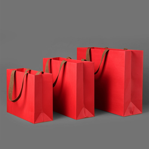 Bolsas de Compra de <span class=keywords><strong>Papel</strong></span> Laminado Ecológicas de Lujo con Asas, Logotipo Personalizable, Embalaje para Regalos - Product Image 3