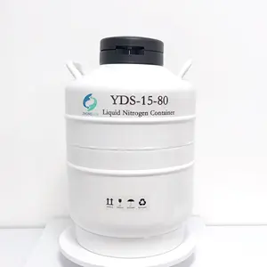 15L 80mm Neck Liquid Nitrogen Can Empty Aluminium Container Artificial Insemination Semen Tanks Used For Cattle Farm YDS-15-80