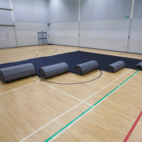 Großhandel PVC-Oberfläche Gebundene XPE-Schaum Leichtgewichtige 4cm Rollbare Jiu-Jitsu-Trainingsmatten