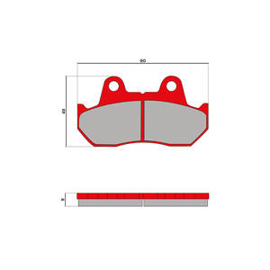 PLAQUETTES DE FREIN MHR - Product Image 1
