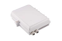 Boîtier de distribution de fibre optique 16 ports FQX-005 blanc étanche IP65 extérieur ABS FTTH