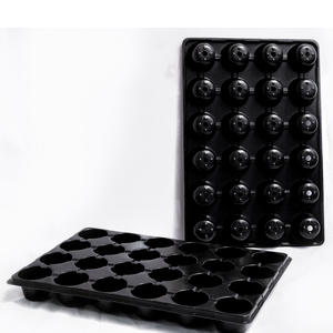Trous ronds 21 24 32 50 72 98 105 128 200 288 alvéoles en plastique épaissi plateau de semis <span class=keywords><strong>pour</strong></span> la germination des légumes et des fleurs - Product Image 3