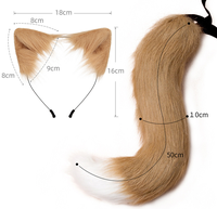 YIhaoyi vente chaude mode fausse fourrure queue de renard avec ceinture réglable Cosplay accessoire Halloween fête Costume accessoire