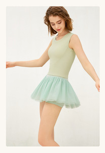 Phụ nữ quần vợt cầu lông <span class=keywords><strong>Skort</strong></span> căng cao thoáng khí lưới thể thao váy chạy thể dục <span class=keywords><strong>Skort</strong></span> với quần short - Product Image 5