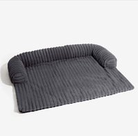 Matelas orthopédique de lit pour animaux de compagnie de qualité supérieure, coussin de canapé universel lavable pour chat et chien, coussin de couchage en peluche douce pour petits animaux/