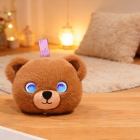 Jouets en peluche robotiques intelligents avec système de réveil par effleurement doux, compagnon attentionnel pour la vie en solo et l'accompagnement quotidien
