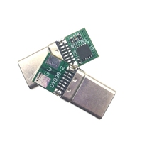 Type-C PD2.0 PD3.0 QC à DC 9V 12V 15V 20V Spoof Scam Déclencheur de charge rapide Détecteur d'interrogation USB-C PD Supply connecteur mâle