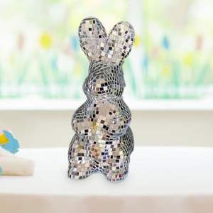 <span class=keywords><strong>Estatua</strong></span> <span class=keywords><strong>de</strong></span> Conejo Disco <span class=keywords><strong>de</strong></span> Cristal <span class=keywords><strong>de</strong></span> Alta Calidad, Bola <span class=keywords><strong>de</strong></span> Espejo Reflectante, Decoración <span class=keywords><strong>de</strong></span> Pascua, Adorno Moderno para Colgar en el Hogar - Product Image 5