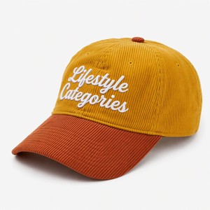 Casquette de baseball en velours côtelé à 6 panneaux brodée en 3D avec logo personnalisé, style vintage, vente en gros, fabricant de casquettes Gorras - Product Image 1