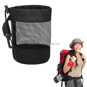 Sacs de golf personnalisés en maille de nylon avec cordon de serrage Accessoire de rangement de balles portable et durable avec <span class=keywords><strong>pochette</strong></span> pour accessoires de balles - Product Image 1