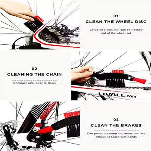 <span class=keywords><strong>Kit</strong></span> de herramientas de <span class=keywords><strong>bicicleta</strong></span> de plástico Muti, Juego de cepillos de <span class=keywords><strong>limpieza</strong></span> de cadena de <span class=keywords><strong>bicicleta</strong></span>, accesorios de ciclismo al aire libre, <span class=keywords><strong>Kit</strong></span> de herramientas de fregado de mantenimiento de <span class=keywords><strong>bicicleta</strong></span> de <span class=keywords><strong>carretera</strong></span> - Product Image 6