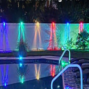 Hua Enxing <b>Solar</b> Wall Washer <b>Lights</b> Outdoor Waterproof LED <b>Fence</b> Lamp for Courtyard <b>Garden</b> Steps - Product Image 2