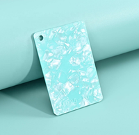 Feuilles de plastique acrylique personnalisé, feuille de cellulose de perle de coquille de tortue