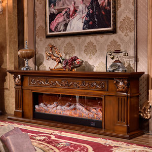 Cheminée électrique de simulation de feu de 1,8 mètre, style européen et américain, avec finition dorée, pour meuble <span class=keywords><strong>TV</strong></span> de salon et décoration - Product Image 4