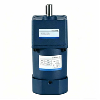 Moteur à engrenages AC monophasé 90 mm 60 W à couple élevé et faible régime, en alliage d'aluminium, efficacité IE2, à bride, prix usine, personnalisé