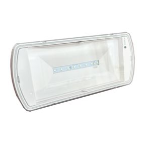 Luz de <span class=keywords><strong>salida</strong></span> de mamparo de emergencia LED de seguridad contra incendios recargable montada empotrada en superficie IP65 - Product Image 3