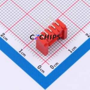 BX-HY2.0-5PWZ-R Wire-to-Board Pin Header Bent Lead Through Hole,P=2mm Connector 1x5P 2mm Right Angle Insert HY - Product Image 2
