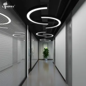 OEM/ODM contemporary factory suppliers custom office ceiling hanging led linear light