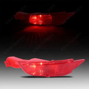 Réflecteur de pare-chocs arrière Pareau pour Ford Fiesta 2009-2014 C-Max 2010-2015, forme meniscus, LED 5050 - Product Image 1